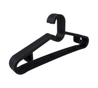 Set of 10 Clothes Hangers, Non-Slip Suit Organizer, Slim Clothes Hanger, Space-Saving Design, Ideal for Wardrobe Storage, Laundry Room, Dorm Rooms, Travel Packing, Black/White