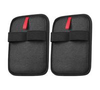 Set of 2 Cat Grooming Gloves, Hair Remover, 6.69x5.12 inches, Reusable Pet Hair Brush, Furniture Cleaning Tool, Comfortable Fit, Ideal for Dogs, Home, Business Use, Clothes, Black