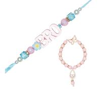 Set of 2 Rakhi for Brother Rakhi Thread bracelets for Bhai Bhabhi Bhaiya and Bhatiji veera Raksha Bandhan Rakhi Set Dora Bracelet Kalwa with gift Pack for Brother Sister Indian Traditional Festival