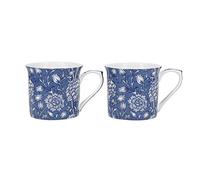 Set of 2 V&A William Morris Wild Tulip Fine Bone China Mugs