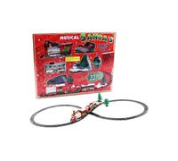Set of 22Pcs Classic Musical Santa’s for Express Delivery Electric Christmas Steam Train Set 412CM Length Track Gift for