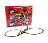 Set of 22Pcs Classic Musical Santa’s for Express Delivery Electric Christmas Steam Train Set 412CM Length Track Gift for