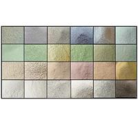 Set of 24, Natural Gemstone Powder, 25 Carat Fine Crushed Powder on Each Stone, Ideal for Resin Art, Mineral Art, Jewelry Making