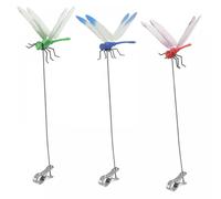 (set Of 3)dragonfly Wingman Clip-on Natural Organic Concept Deer And Horse Fly Deterrent,100% New