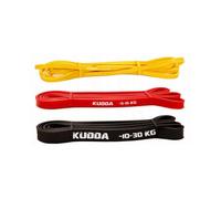 Set Of 3 Gum for Exercises Powerband Resistance Bands