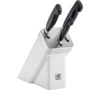 Set of 3 knives in a zwilling four star self-sharpening block
