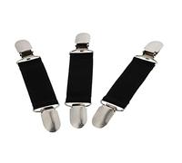 Set of 3 Lady Sweater Anti-Glare Clothing Chains Metal Buckle Clips Easy to Carry Stylish for Ladies