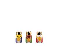 Alessi AMGI10SET1 Figuras de Diseño de los Reyes Magos en Porcelana Decoradas a Mano, 3 Piezas