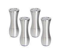 Set of 4 Adjustable Heavy-Duty Aluminum Furniture Legs,Metal Sofa Furniture Feet Support Bed Coffee Table Foot, Kitchen Cabinets DIY Table Cabinet Replacement Parts