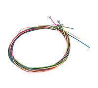 Set of 4 Colored Guitar Strings for Acoustic Guitar | Stainless Steel Core & Alloy | Easy ID/Decorative / 120cm | Stable Performance Replacement