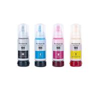 Set of 4 Ink Bottles 70ml to replace Epson 104 Compatible/non-OEM from Go Inks