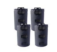 Set Of 4 Pavilion Legs, Can Be Filled with Water, Weights for Pavilions, Garden Tents, Marquees, Black