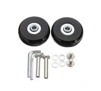 Set of 4 Spare Wheels for Quiet and Luggage Black (50 x 18mm) 50x18MM