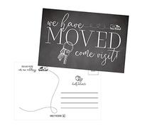 Set of 50 We've Moved Postcards, Change of New Address Moving Announcements, House Warming Gifts, Weve Moved Cards, We Have Just Moved Note Cards, Pack of Real Estate Home Postcard Announcement