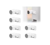 Set of 6 anti-pinch door stops for doors and windows, two opening and closing positions
