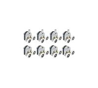 Set of 8 shower door rollers 23 mm shower sliding door rollers shower door rollers 4 top and 4 VHV