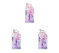 Set of lip gloss and nail paint for children, unicorn (Paquete de 3)