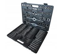 Set of taps and dies in case 110 pieces