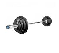 Set Olímpico de Barra y Discos con Triple Agarre fitnessdigital 217 kg - 217kg