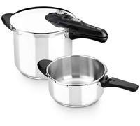 BRA A185105 olla a presión 11 L Plata