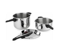 Set ollas rápidas a presión Boj Lightning 4-6L - acero inoxidable, inducción, 22 cm