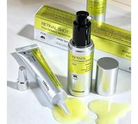 Set Original Retinal Celimax: Crema Facial Reafirmante, Hidratante y Tensora, Sérum para Ojos, Reduce las Ojeras y Repara la Piel 3PCS Eye Cream 15g