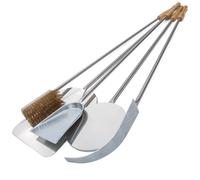 Set palas para pizza 5 piezas acero inoxidable uso doméstico horno leña