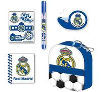 CERDÁ LIFE'S LITTLE MOMENTS Set De Papelería Minimochila Real Madrid Medidas 19.5x22.5x4.5 cm s, Mochila Unisex niños, Mod. 62