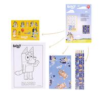 Set papeleria coloreable bluey