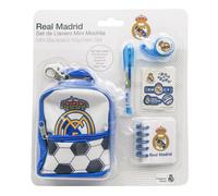 Set papeleria Mini Mochila Real Madrid