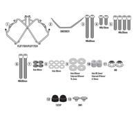 Set Par Portaequipaje Lateral, GIVI PL8717 para Maletas Monokey, Benelli Trk 7