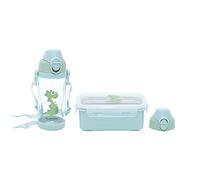 Set para el cole de Botella y Fiambrera de Olmitos (azul)