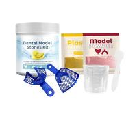Set para impresión y formación, con bandeja para hacer modelos dentales artificiales, para adultos, hombres, niños, estudiantes, lecciones, aulas, etc