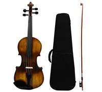 Set Para Principiante Violín 4/4 3/4 Violín De Madera Maciza Principiante Adulto Prueba De Práctica Clasificación Violín De Abeto(3/4)