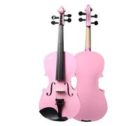 Set Para Principiante Violín Color ROSA Tilo 1/4 Violín Y Arco Instrumentos Musicales Violino Artesanales