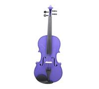 Set Para Principiante Violín Violín 4/4 Panel De Arce Regalo Para Principiantes Violín Presente Estudio De Curso De Música Adecuado(Purple)