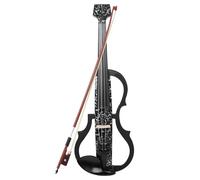 Set Para Principiante Violín Violín Electroacústico Sin Cabeza Violín Silencioso De Fibra De Carbono Violín Electrónico De Grado Profesional Para Adultos(J)