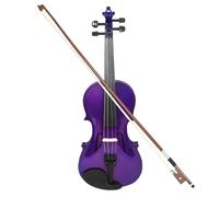 Set Para Principiante Violín Violín Morado 4/4 Con Piezas Prácticas Examen De Nivel Profesional Para Principiantes(Set)