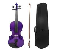 Set Para Principiante Violín Violín Morado 4/4 Con Piezas Prácticas Examen De Nivel Profesional Para Principiantes(Violin)