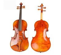 Set Para Principiante Violín Violín Profesional Con Rayas Naturales Barniz Artesanal Maestro De Arce Con Estuche Arco Violín 4/4 3/4 1/2 1/4(1/4)