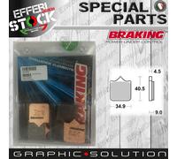Set Pastillas Freno Delantero Pad BRAKING Sinterizado 947CM55 BMW S 1000 R / RR