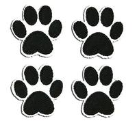 Set Patas Del Perro - Parches Termoadhesivos Bordados Aplique Para Ropa, Tamaño: 3,6 x 3,6 cm