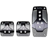 Set Pedales 3 Pedales Deportivo Universales Carbono Shade Carbono Simoni Racing