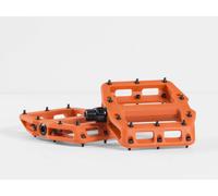 Set pedali Bici MTB Bontrager Line Elite arancio filettatura 9/16" (15mm)
