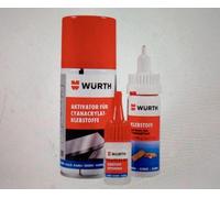 Set Pegamento Cianocrilato 50g + Activador 150g + Limpiador, Adhesivo Instantáneo