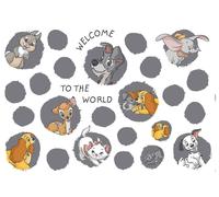 Set Pegatinas Decorativas Pared Disney Animales Bambi Dumbo Lady Marie 100x70cm