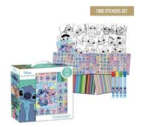 ARTESANÍA CERDÁ, S.L. Adhesivos decorativos Stitch Disney Pack 1000 piezas para niños y niñas