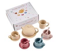 Set Per Tea Party - Utensilio de silicona Da Cucina Giocattolo,Set Di Tazze Da Tè In Silicone Per Bambini E Bambine Sólido Compleanno Regali Asilo Sala Giochi Casa Famiglia Centro Diurno