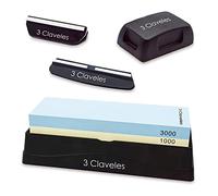 SET PIEDRA AFILADO 1000/3000 CON BASE, DOS GUIAS Y RECTIFICADOR 3C