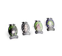 Set pins beetlejuice - 4 figuras beetlejuice, broches : accesorio disf